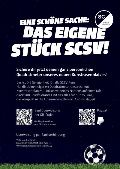 Jetzt durchstarten: Speller Crowdfunding-Aktion für zweiten Kunstrasenplatz