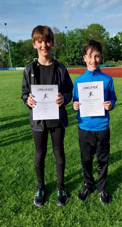 Platz 3 für Linus und Hannes