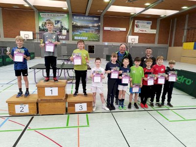 TT-Abteilung richtet Kreisentscheid der mini-Meisterschaften aus