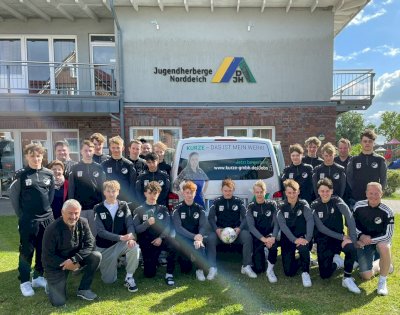 U17-Fußballer: Vor dem Saisonendspurt in Norddeich das Wir-Gefühl gestärkt