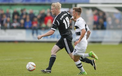 „Etwas ganz Besonderes“: Christoph Ahrens traf 2016 für Spelle gegen Mönchengladbach