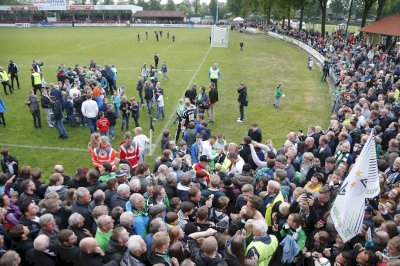 „Etwas ganz Besonderes“: Christoph Ahrens traf 2016 für Spelle gegen Mönchengladbach