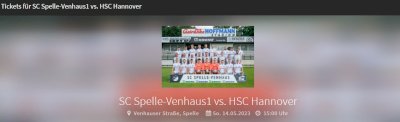 Online Tickets für das letzte Heimspiel der Oberliga-Saison 2023/24