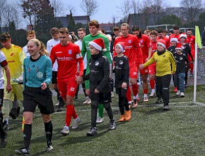 Bilder von der Speller E-Jugend vor dem Oberligaspiel des SCSV gegen Wolfsburg