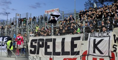 Die Fans des SC Spelle-Venhaus sorgen beim Derby in Meppen für Gänsehaut-Momente