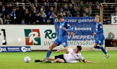 Die Fans des SC Spelle-Venhaus sorgen beim Derby in Meppen für Gänsehaut-Momente