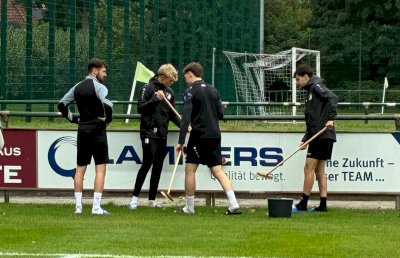 Starke Teamleistung: Speller Herrenmannschaften sorgen für schöneres Sportgelände