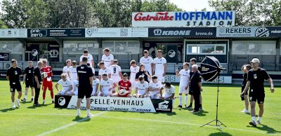 Das Mannschaftsfoto des Fußball-Oberligisten SC Spelle-Venhaus für die Saison 2026/27