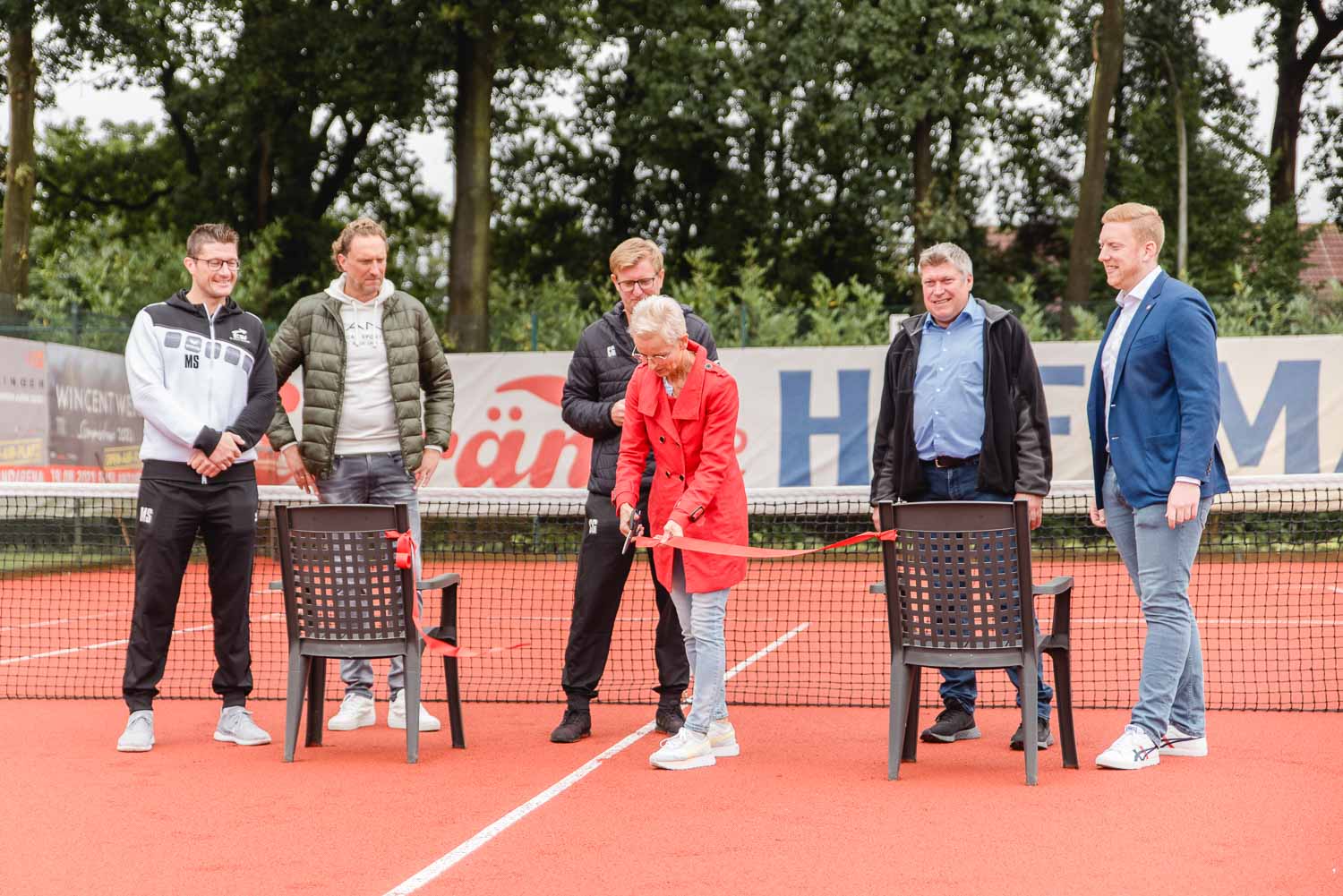 29. August 2021 - Einweihung neuer Tennisplätze