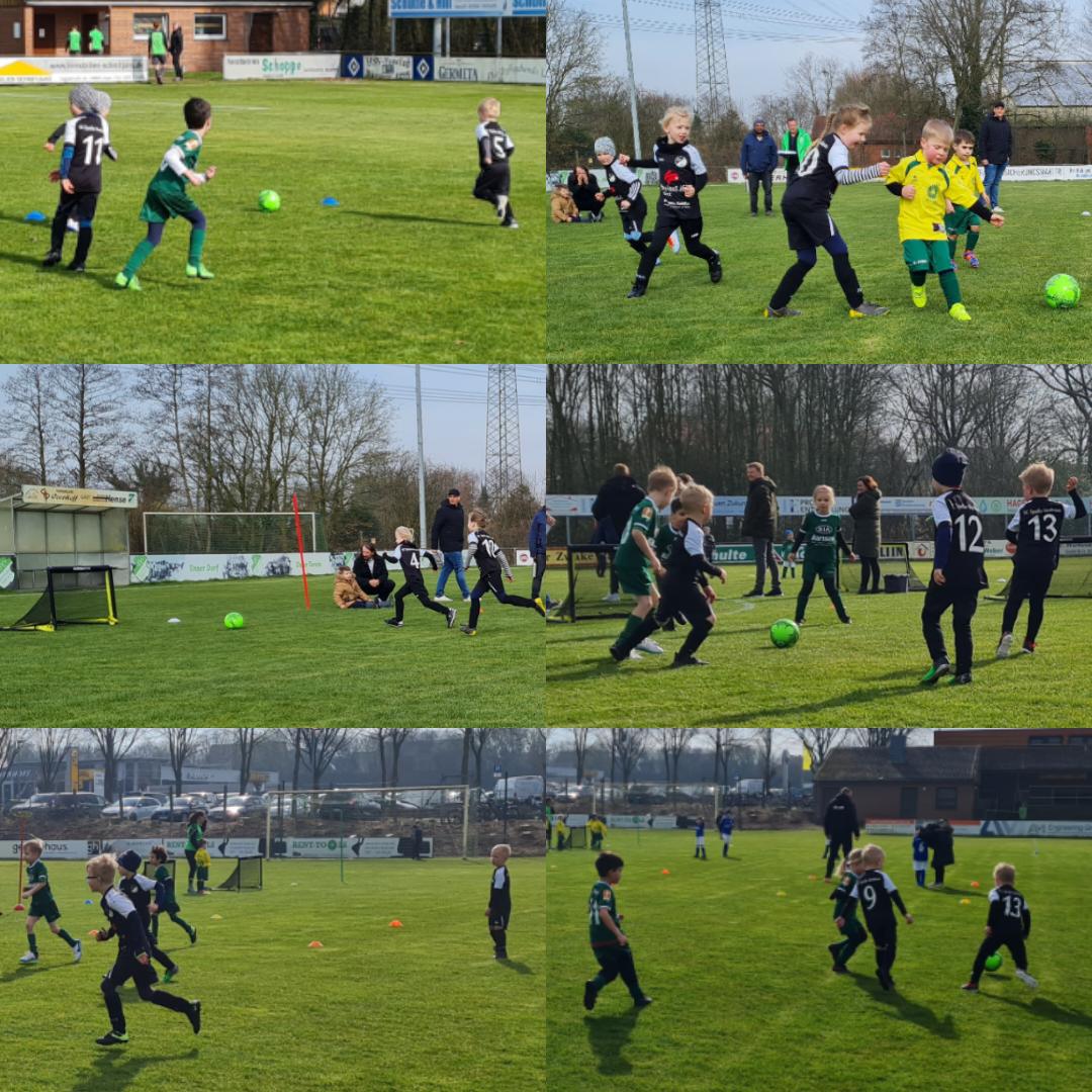 Erfolgreicher "Funino" Blockspieltag der Mini 5!
