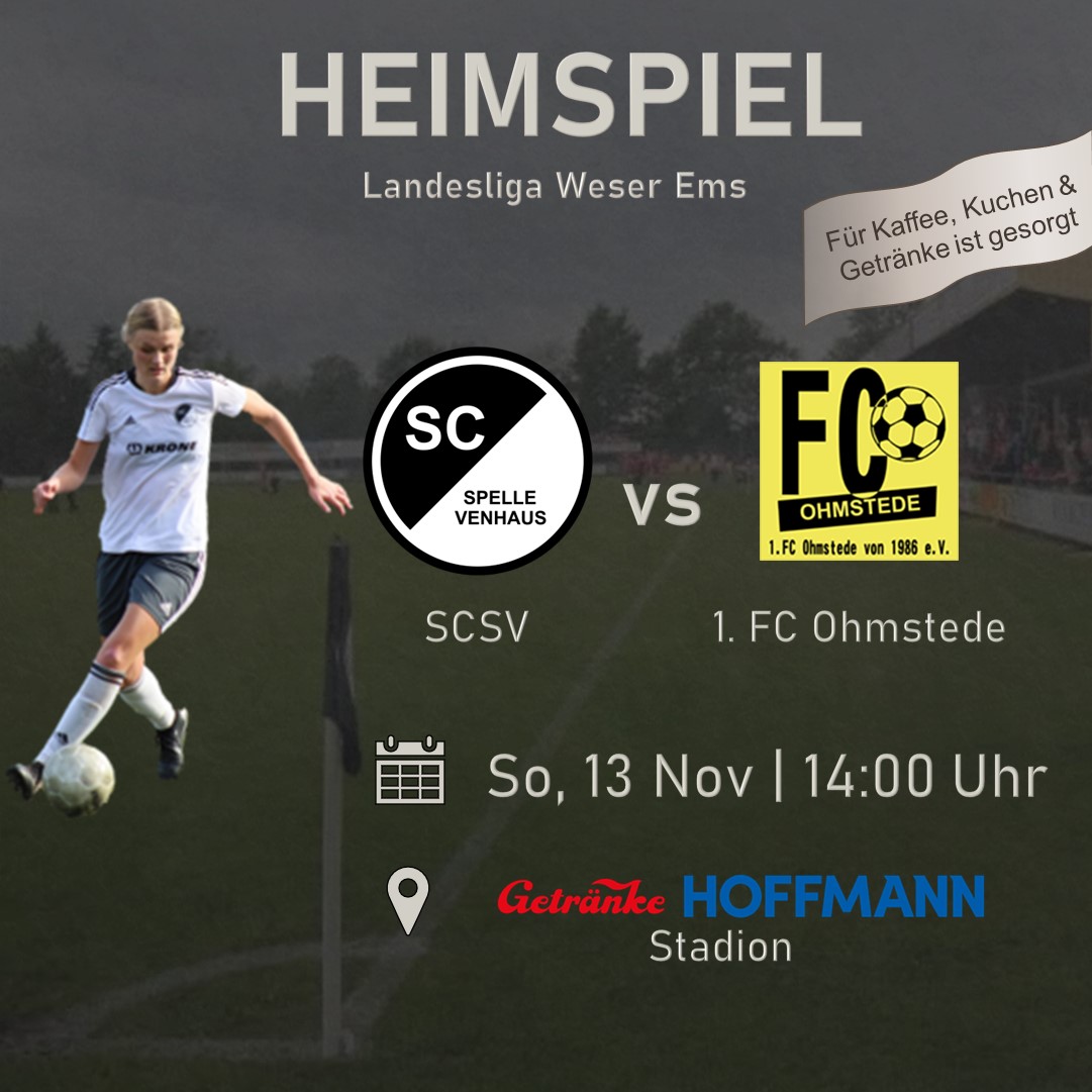 Heimspiel Damen I gegen Ohmstede