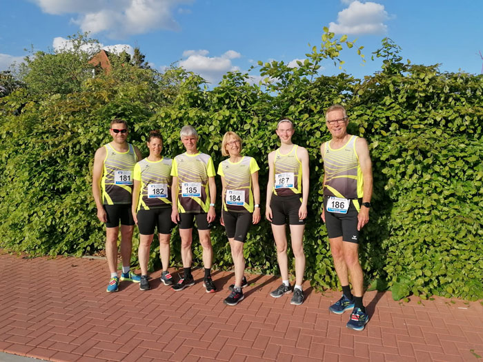 Laufgruppe Spelle in Haselünne am Start