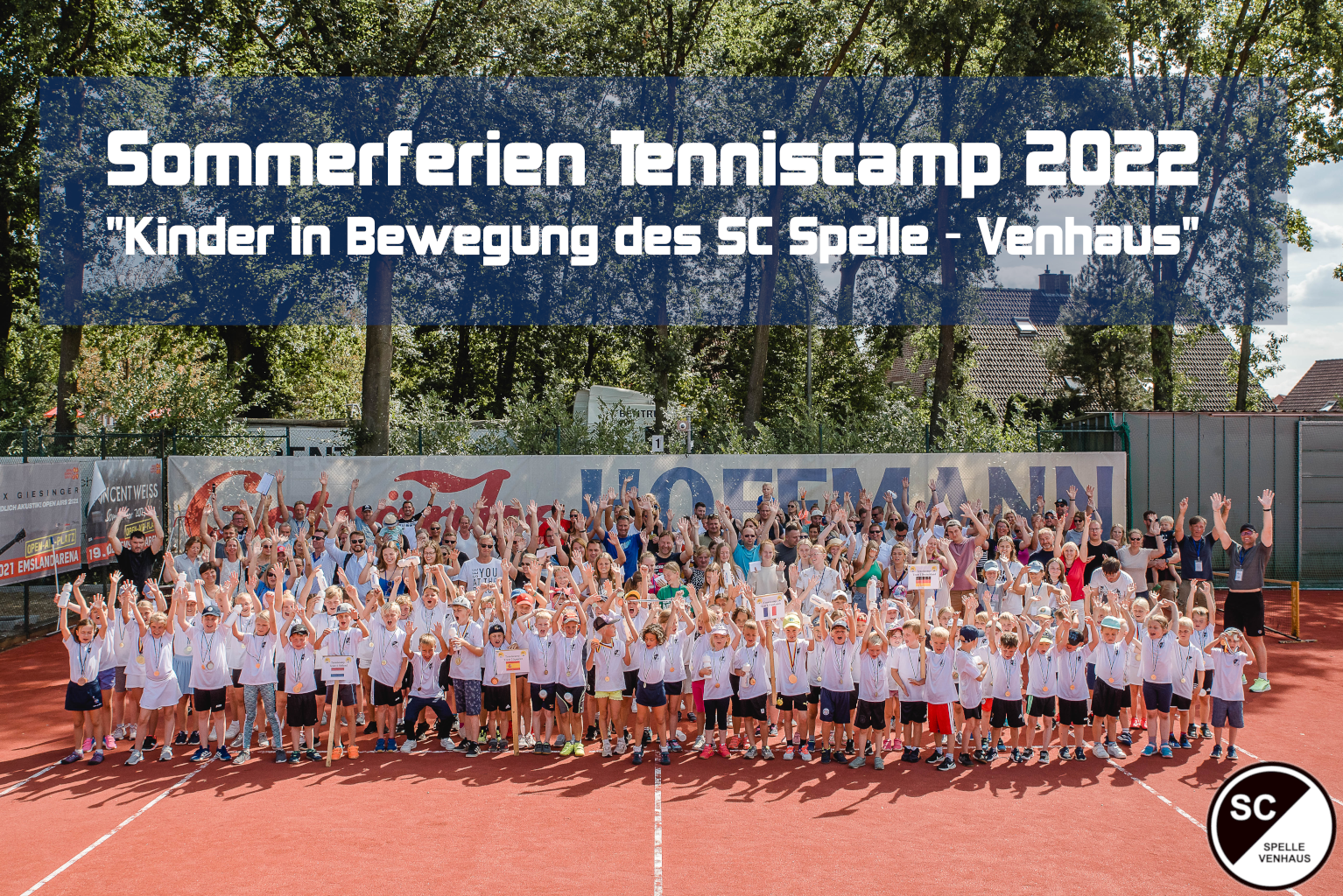 Sommerferien Tenniscamp 2022 - Kinder in Bewegung des SC Spelle - Venhaus