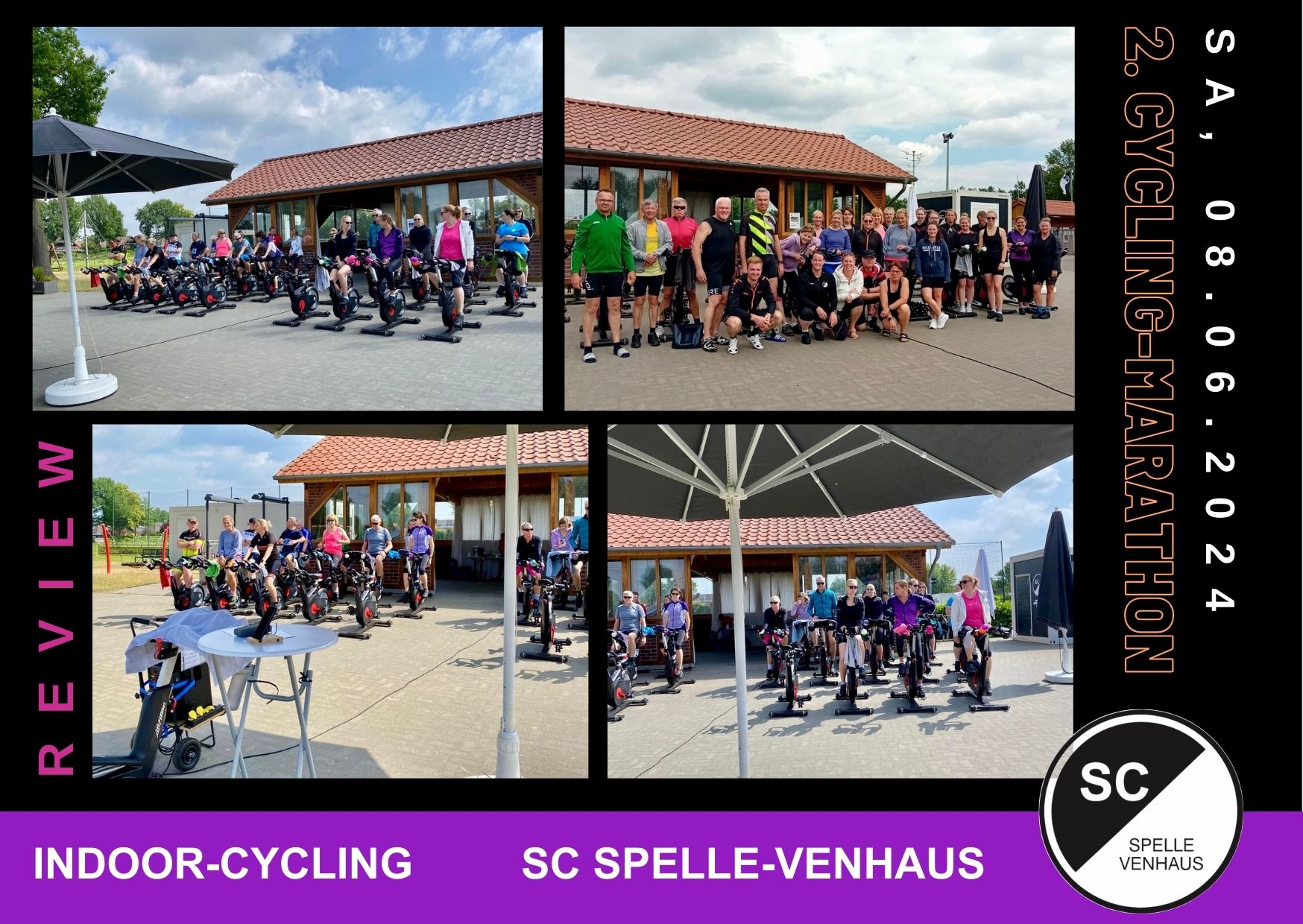 2. Marathon der Sparte Indoor-Cycling