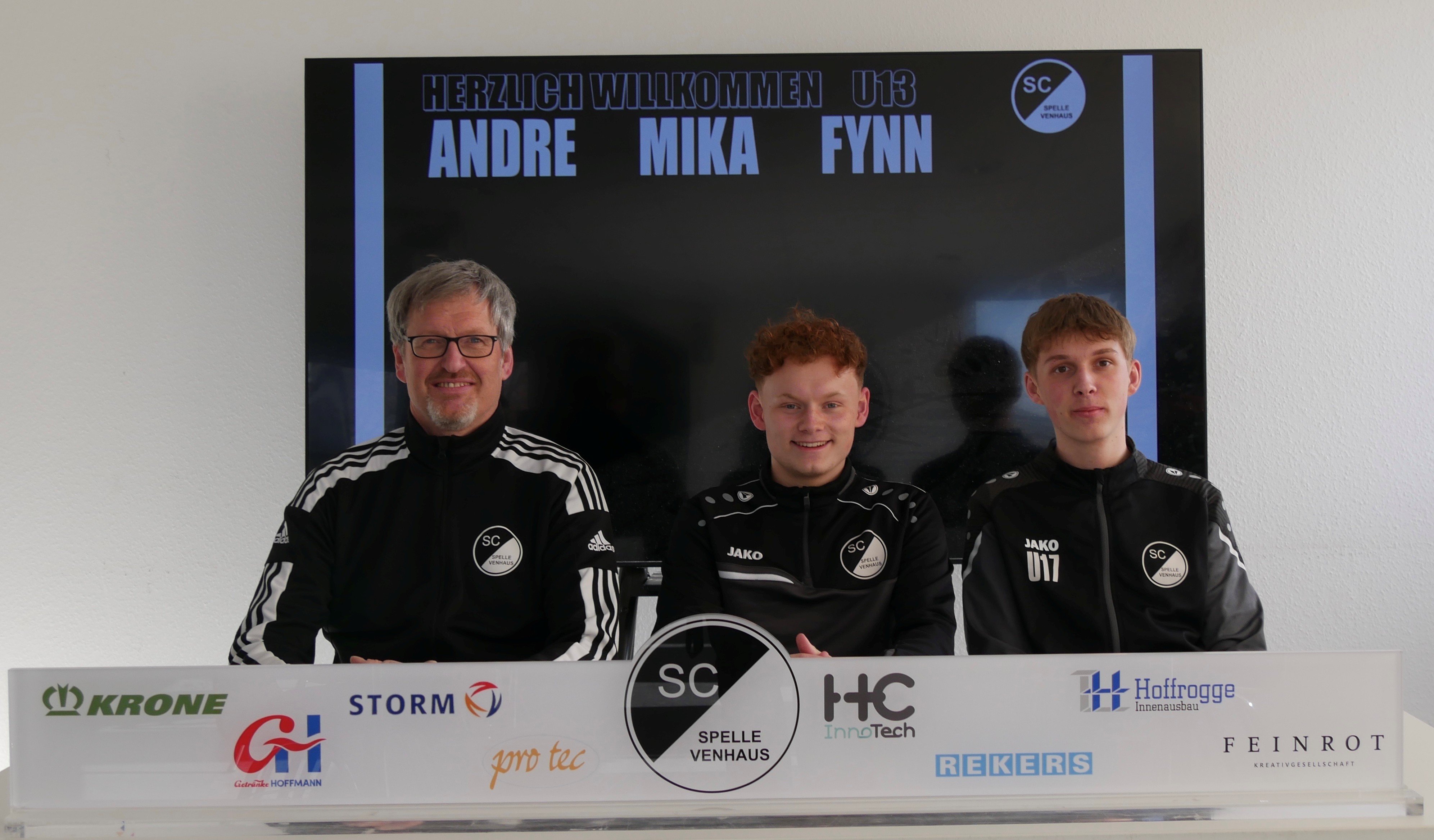 André Börger wird neuer Trainer der U13 des SCSV, Co. Trainer bleiben Mika Löcken/Fynn Hapke