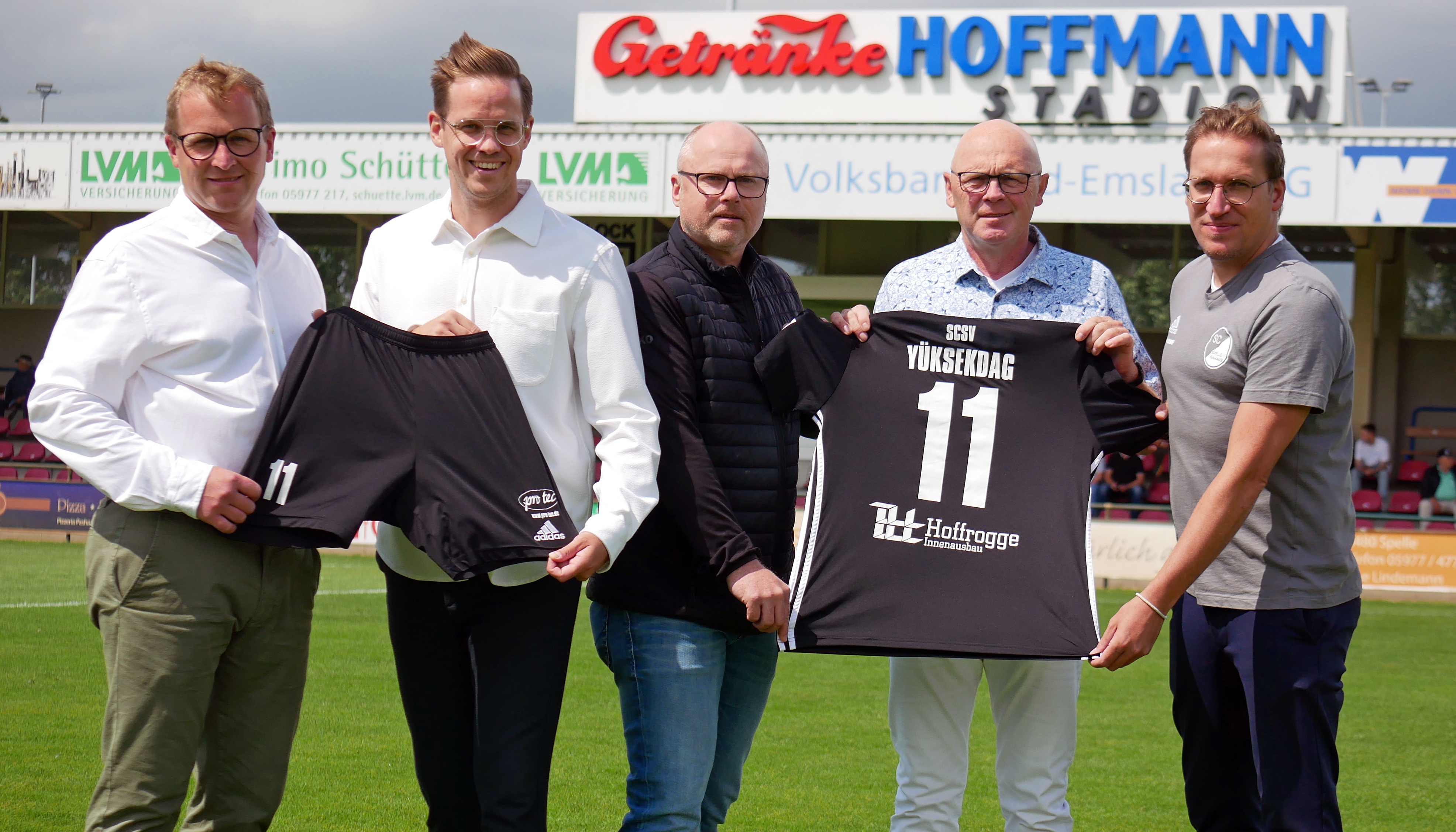Spelle: Hoffrogge und pro tec wichtige Werbepartner auf Trikot und Hose