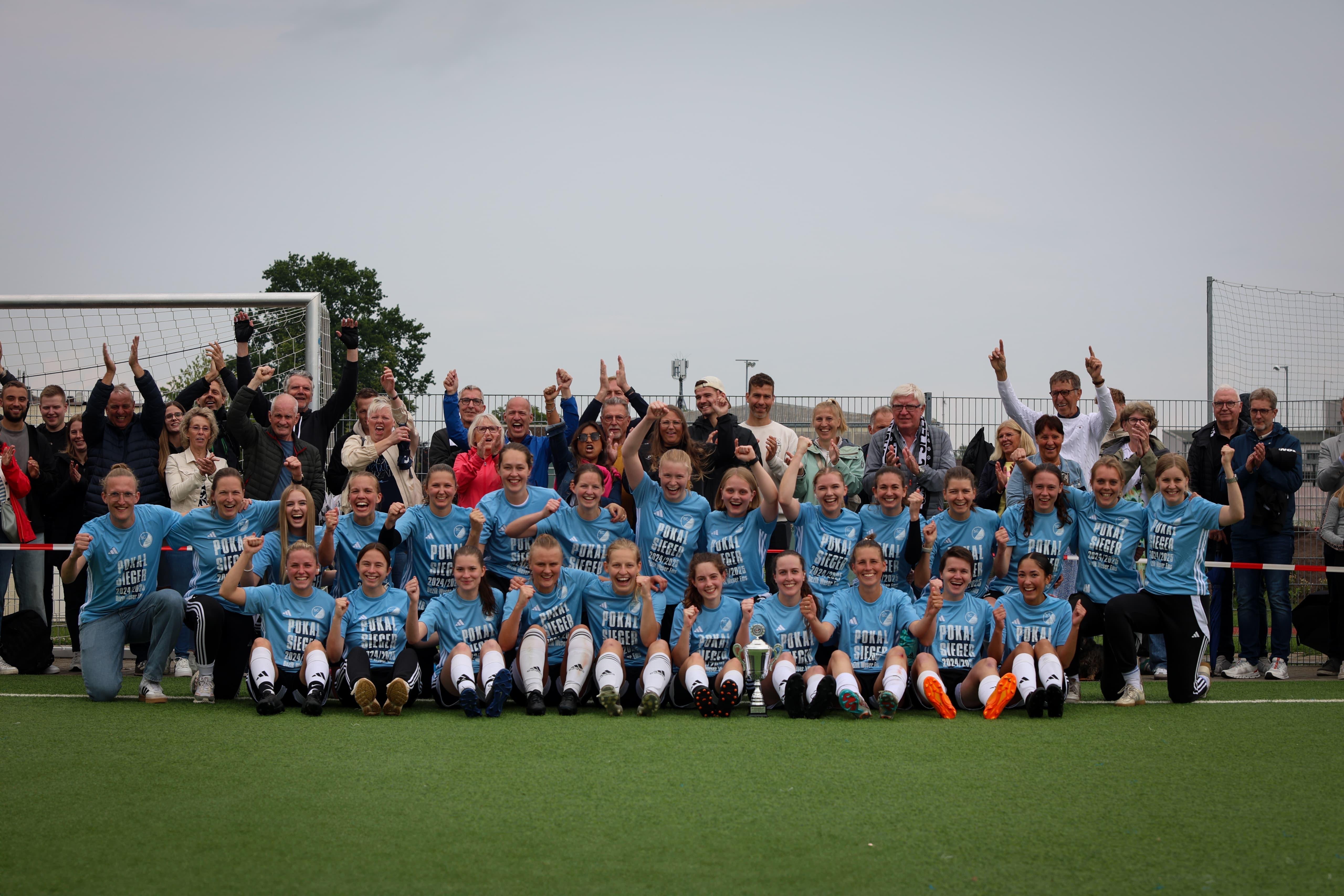 1. Damen sind Bezirkspokalsiegerinnen! – 6:2 im Finale gegen den Osnabrücker SC II