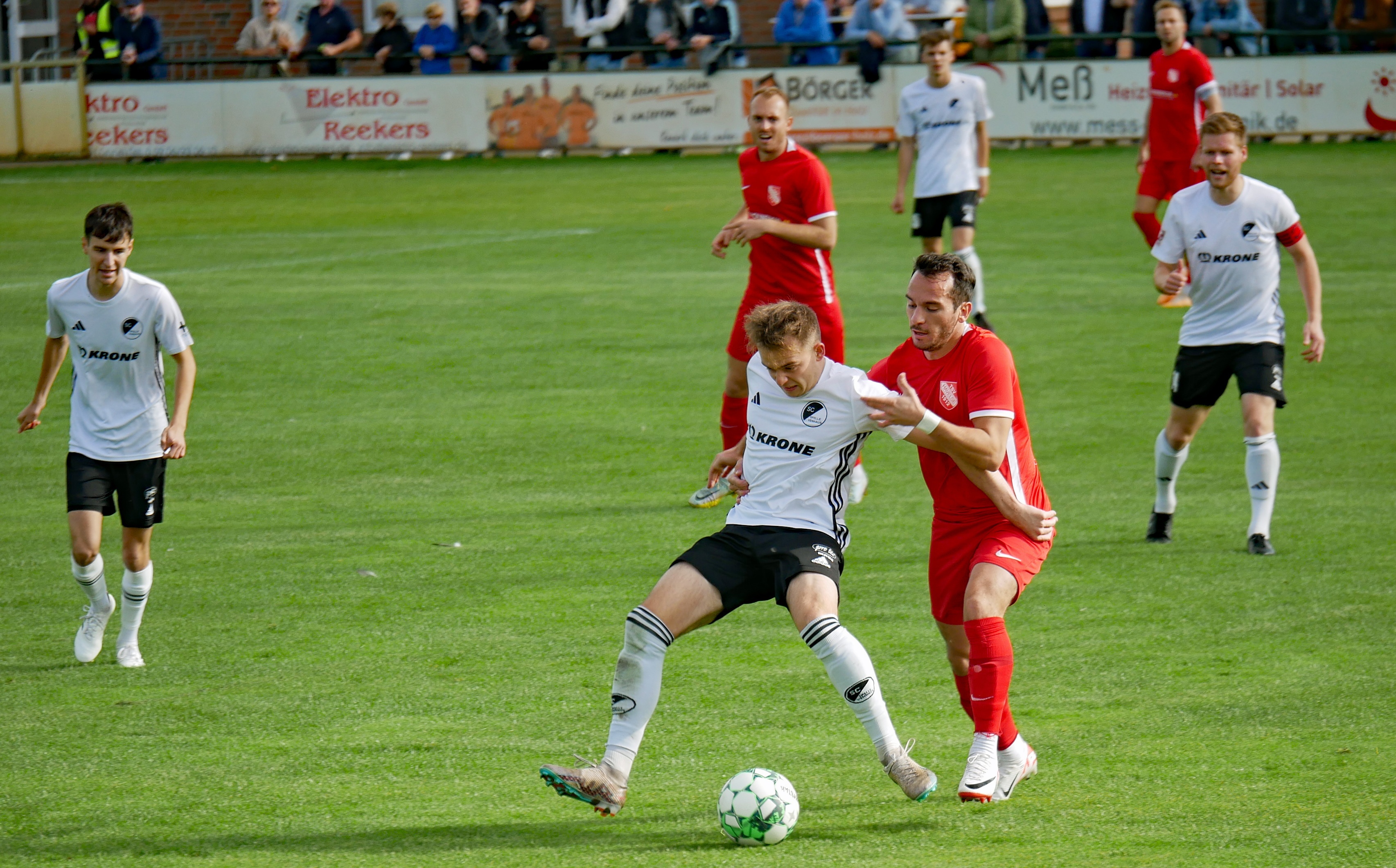 SC Spelle-Venhaus gewinnt den Test bei Dauerregen in Wettringen mit 4:0